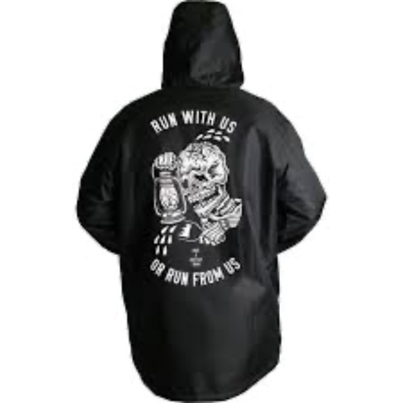 RIDE WITH US sketchy tank wind breaker black mens button down - Picture 3 of 4